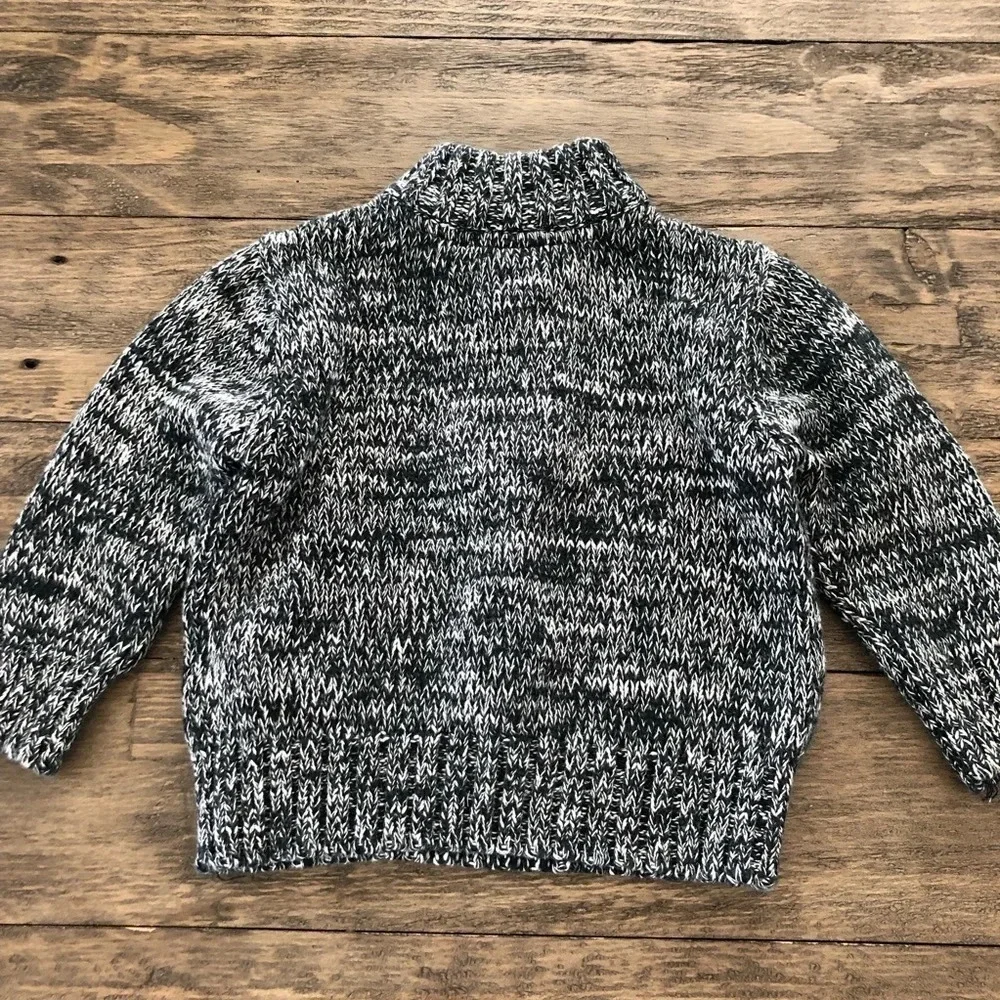 Carter’s‎ baby 18 months Black Marled Half Zip Up Sweater Pullover Church Party